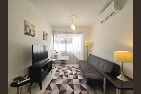 Sala de apartamento para alugar com 1 quarto, 43m² em Vila Nova Conceição, São Paulo