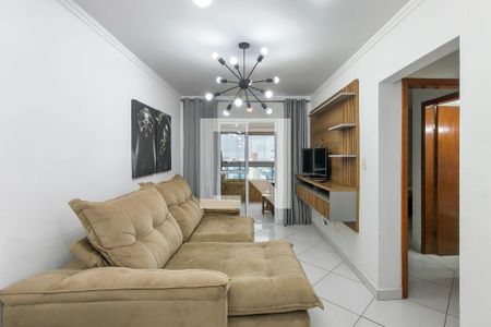 Sala de apartamento para alugar com 2 quartos, 72m² em Vila Assuncao, Praia Grande