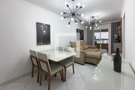 Sala de apartamento para alugar com 2 quartos, 72m² em Vila Assuncao, Praia Grande