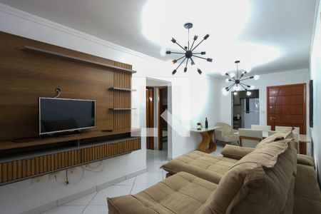 Sala de apartamento para alugar com 2 quartos, 72m² em Vila Assuncao, Praia Grande