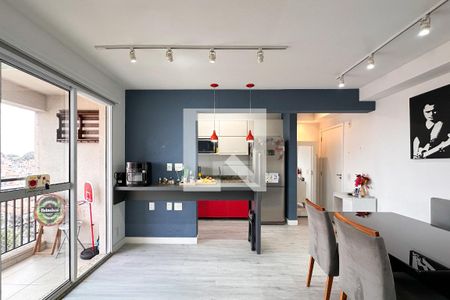 Sala de apartamento à venda com 1 quarto, 52m² em Jardim Olavo Bilac, São Bernardo do Campo