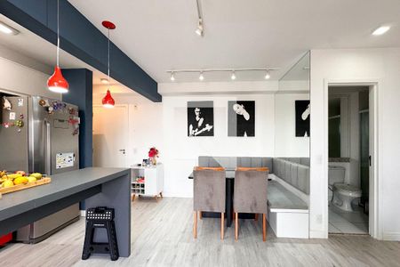 Sala de apartamento à venda com 1 quarto, 52m² em Jardim Olavo Bilac, São Bernardo do Campo
