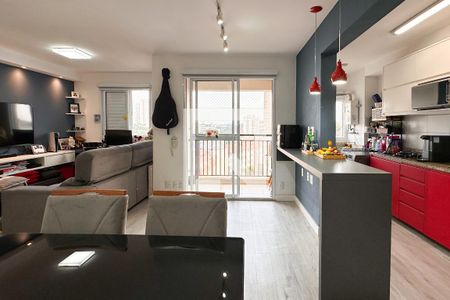 Sala de apartamento à venda com 1 quarto, 52m² em Jardim Olavo Bilac, São Bernardo do Campo