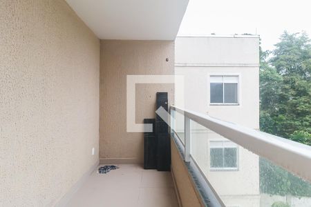 Varanda da Sala de apartamento para alugar com 2 quartos, 45m² em Vila Sao Paulo, Mogi das Cruzes