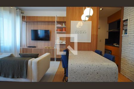 Sala de kitnet/studio para alugar com 1 quarto, 43m² em Auxiliadora, Porto Alegre