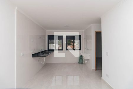 Sala/Cozinha de apartamento à venda com 2 quartos, 42m² em Vila Rosa, São Paulo