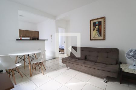 Sala de apartamento para alugar com 2 quartos, 44m² em Gávea, Uberlândia