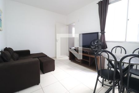 Sala de apartamento para alugar com 2 quartos, 44m² em Gávea, Uberlândia