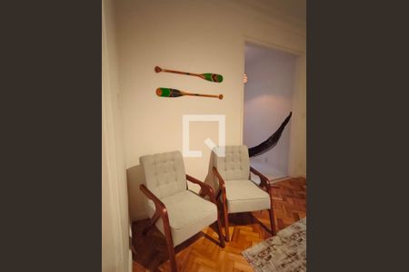 Sala de apartamento para alugar com 3 quartos, 110m² em Leme, Rio de Janeiro