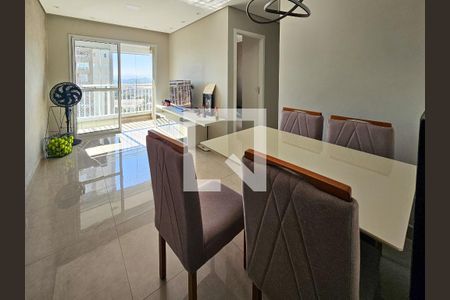 Sala/Cozinha de apartamento à venda com 2 quartos, 56m² em Casa Branca, Santo André