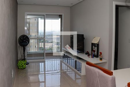 Sala/Cozinha de apartamento à venda com 2 quartos, 56m² em Casa Branca, Santo André