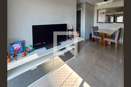 Sala/Cozinha de apartamento à venda com 2 quartos, 56m² em Casa Branca, Santo André