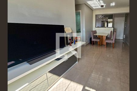 Sala/Cozinha de apartamento à venda com 2 quartos, 56m² em Casa Branca, Santo André