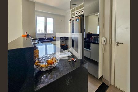 Sala/Cozinha de apartamento à venda com 2 quartos, 56m² em Casa Branca, Santo André