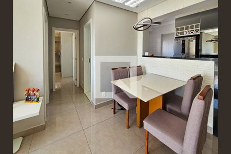 Sala/Cozinha de apartamento à venda com 2 quartos, 56m² em Casa Branca, Santo André
