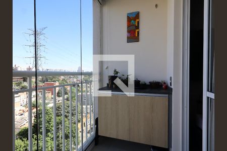 Varanda da Sala de apartamento à venda com 3 quartos, 58m² em Vila Andrade, São Paulo