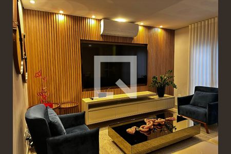 Sala de casa de condomínio para alugar com 4 quartos, 260m² em Granja Marileusa, Uberlândia