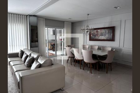 Sala de casa de condomínio para alugar com 4 quartos, 260m² em Granja Marileusa, Uberlândia