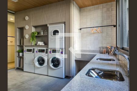 Lavanderia de kitnet/studio à venda com 1 quarto, 25m² em Pinheiros, São Paulo