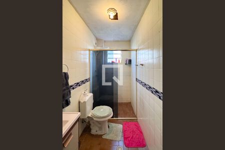 Banheiro Social de apartamento à venda com 1 quarto, 55m² em Vila Santa Luzia, São Bernardo do Campo