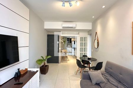 Sala de apartamento à venda com 2 quartos, 80m² em Botafogo, Rio de Janeiro