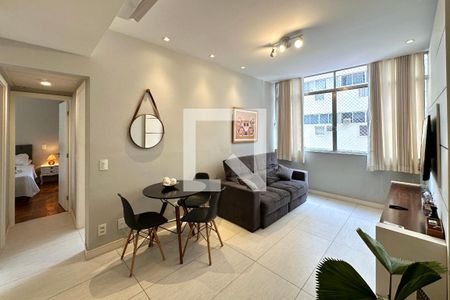 Sala de apartamento à venda com 2 quartos, 80m² em Botafogo, Rio de Janeiro