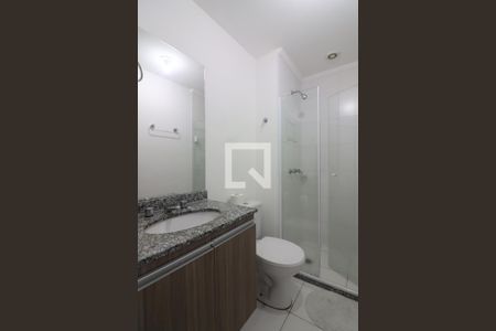 Banheiro Social de kitnet/studio para alugar com 1 quarto, 37m² em Jardim do Mar, São Bernardo do Campo