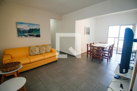 Sala de apartamento para alugar com 2 quartos, 87m² em Canto do Forte, Praia Grande