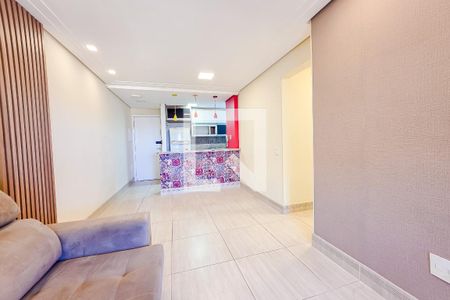 Sala de apartamento para alugar com 2 quartos, 76m² em Campestre, Santo André