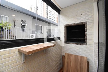 Varanda com Churrasqueira de apartamento para alugar com 3 quartos, 102m² em Bigorrilho, Curitiba