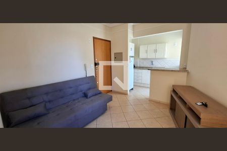 Sala de apartamento para alugar com 1 quarto, 38m² em Parque Industrial Lagoinha, Ribeirão Preto
