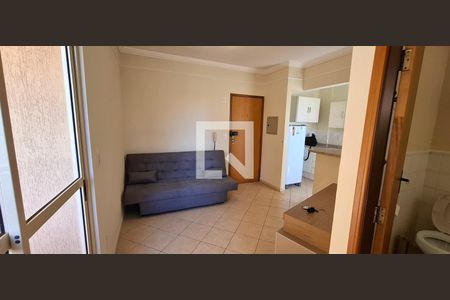 Sala de apartamento para alugar com 1 quarto, 38m² em Parque Industrial Lagoinha, Ribeirão Preto