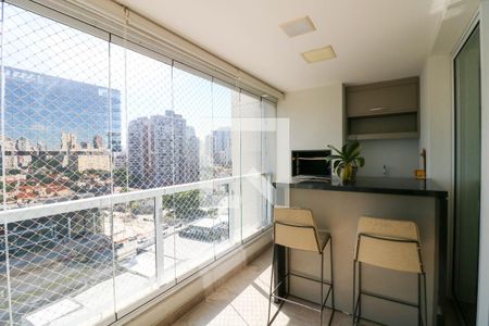 Varanda de apartamento à venda com 3 quartos, 116m² em Jardim das Acacias, São Paulo