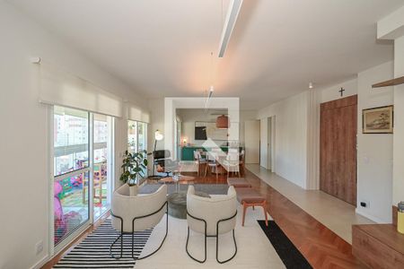 Sala de apartamento para alugar com 3 quartos, 173m² em Panamby, São Paulo