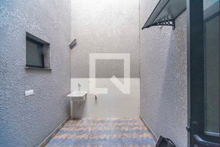 Vista da Sala de apartamento à venda com 2 quartos, 47m² em Vila Eldizia, Santo André
