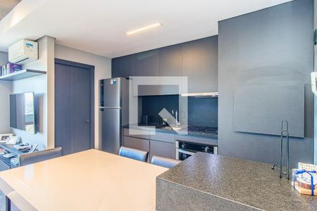 Sala de apartamento para alugar com 1 quarto, 52m² em Petrópolis, Porto Alegre