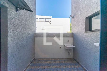 Vista da Sala de apartamento à venda com 2 quartos, 47m² em Vila Eldizia, Santo André