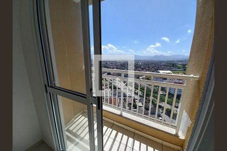 Varanda da Sala de apartamento para alugar com 2 quartos, 46m² em Parque Sao Vicente, São Vicente