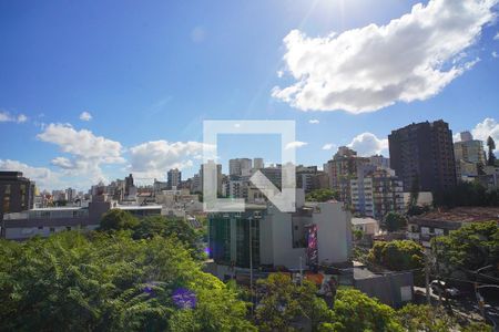 Sala_quarto _Vista  de kitnet/studio para alugar com 1 quarto, 25m² em Boa Vista, Porto Alegre
