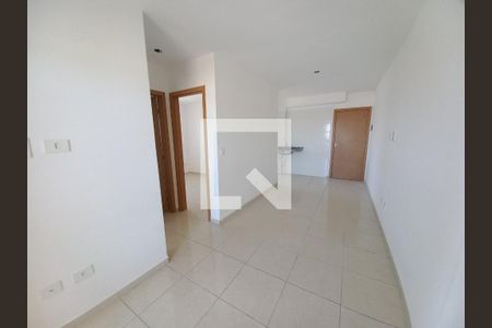 Sala de apartamento para alugar com 2 quartos, 46m² em Parque Sao Vicente, São Vicente