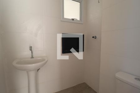 Banheiro de apartamento à venda com 1 quarto, 53m² em Santa Terezinha, Santo André