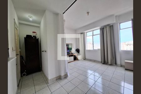 Sala/Quarto  de apartamento à venda com 1 quarto, 33m² em Centro, Rio de Janeiro