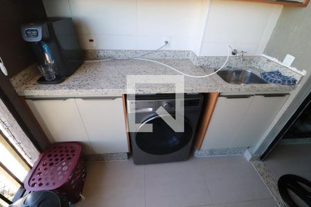 Varanda/ area de serviço de casa para alugar com 2 quartos, 59m² em Vila Guiomar, Ribeirão Preto