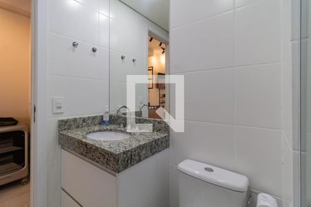 Banheiro de kitnet/studio à venda com 1 quarto, 25m² em Perdizes, São Paulo