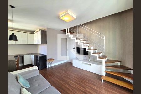 Sala de apartamento para alugar com 2 quartos, 70m² em Moema, São Paulo