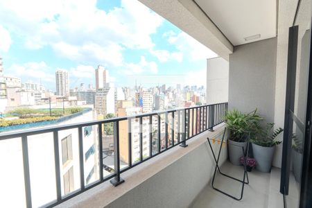 Sacada de kitnet/studio para alugar com 1 quarto, 26m² em Bela Vista, São Paulo