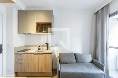 Sala de apartamento para alugar com 1 quarto, 25m² em Vila Nova Conceição, São Paulo