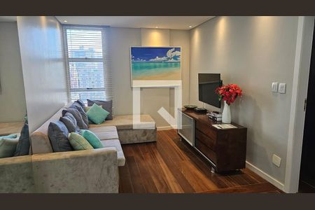 Sala de apartamento para alugar com 3 quartos, 110m² em Luxemburgo, Belo Horizonte