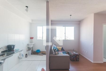 Sala de apartamento para alugar com 2 quartos, 50m² em Vila Monteiro, Poá