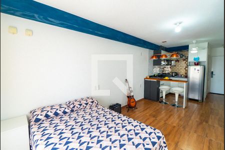 Sala/Quarto de kitnet/studio à venda com 1 quarto, 27m² em Mirandópolis, São Paulo